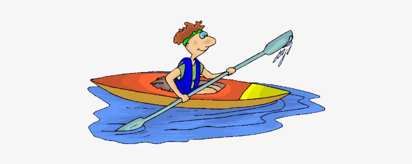 Kayaking Clipart Kayak Fishing Vector Library Download - Canoe Clipart, transparent png #1286970