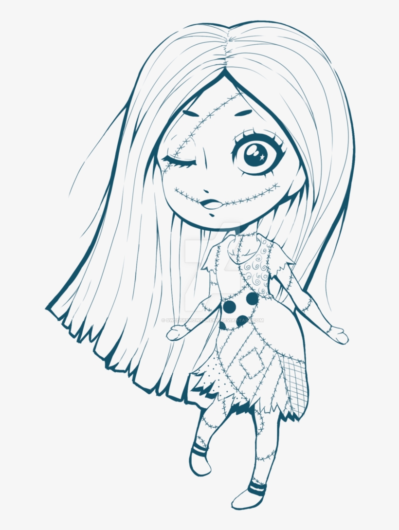 Jpg Chibi By Sweetxsnowxdream On - The Nightmare Before Christmas, transparent png #1286994