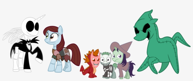 Alisonwonderland1951, Barrel, Dragon, Earth Pony, Jack - Nightmare Before Christmas My Little Pony, transparent png #1287050