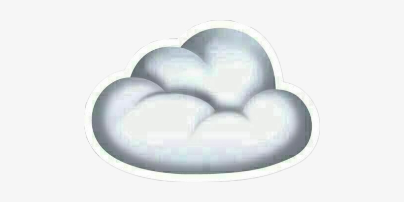 Report Abuse - Emoji De Nube Png, transparent png #1287070
