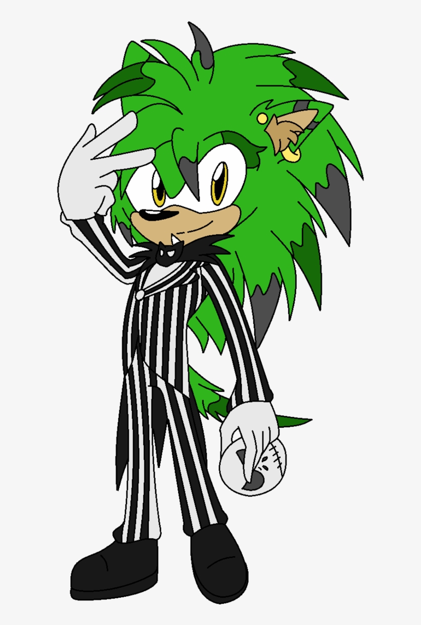 Razor Blade Halloween As Jack Skellington By Winxsonicfan12 - Jack Skeleton Sonic, transparent png #1287130