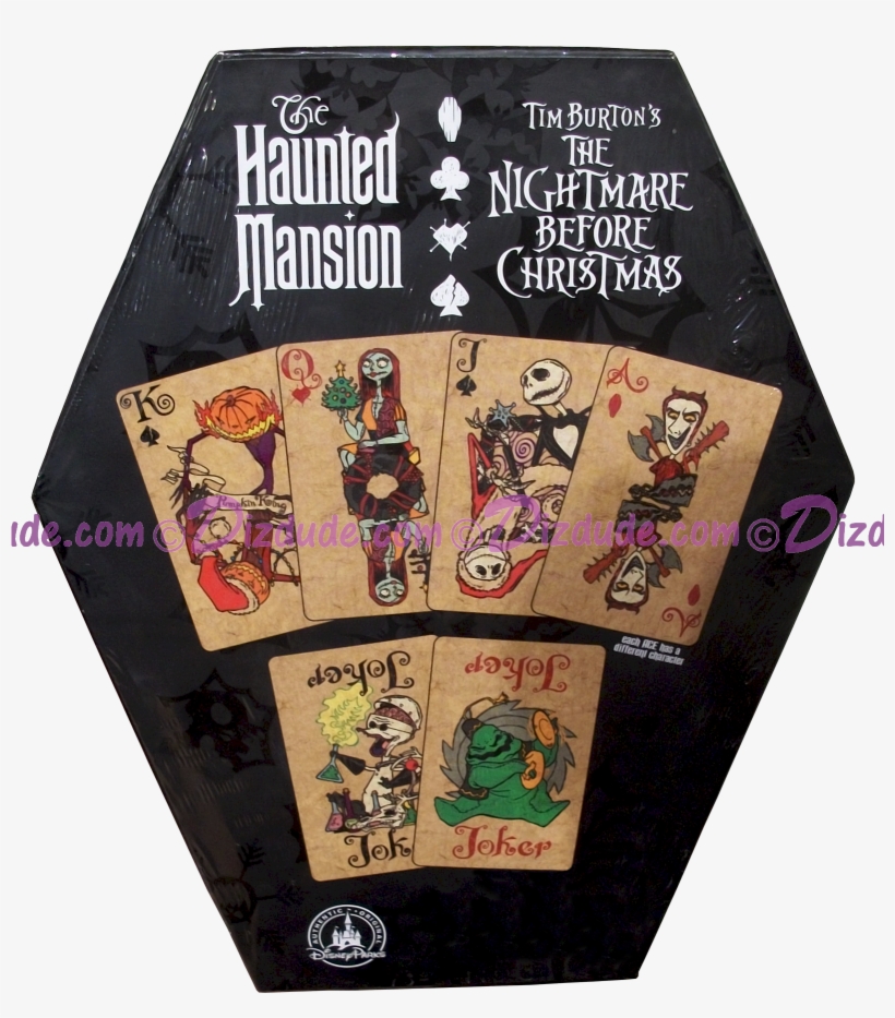 Disney World Playing Cards The Nightmare Before Christmas - Tim Burton's The Nightmare Before Christmas Cinestory, transparent png #1287200