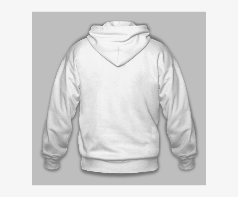White Hoodie Template Png - Back Of Hoodie Template, transparent png #1287363