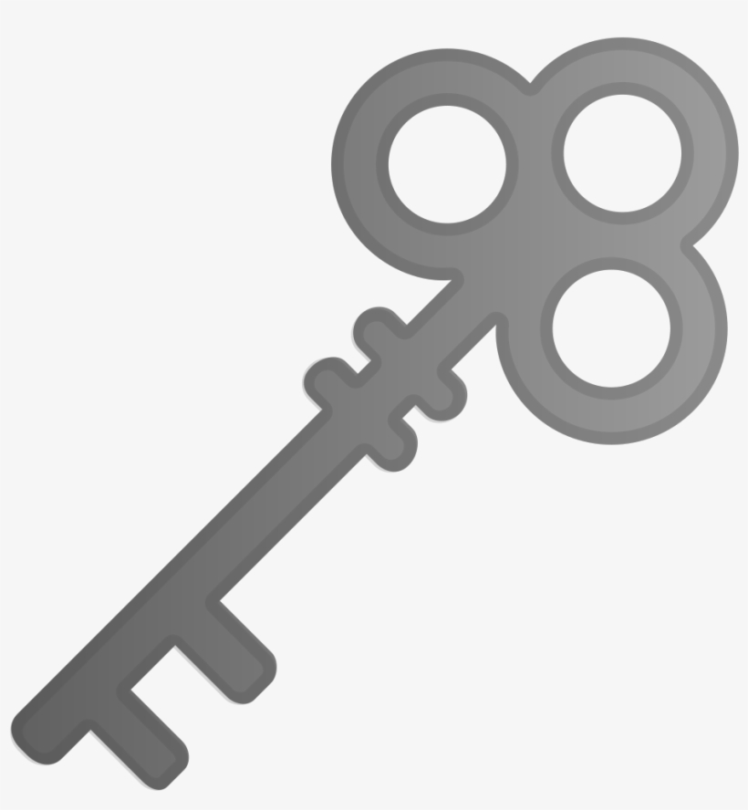 Old Key Icon - 🗝 Emoji, transparent png #1287386