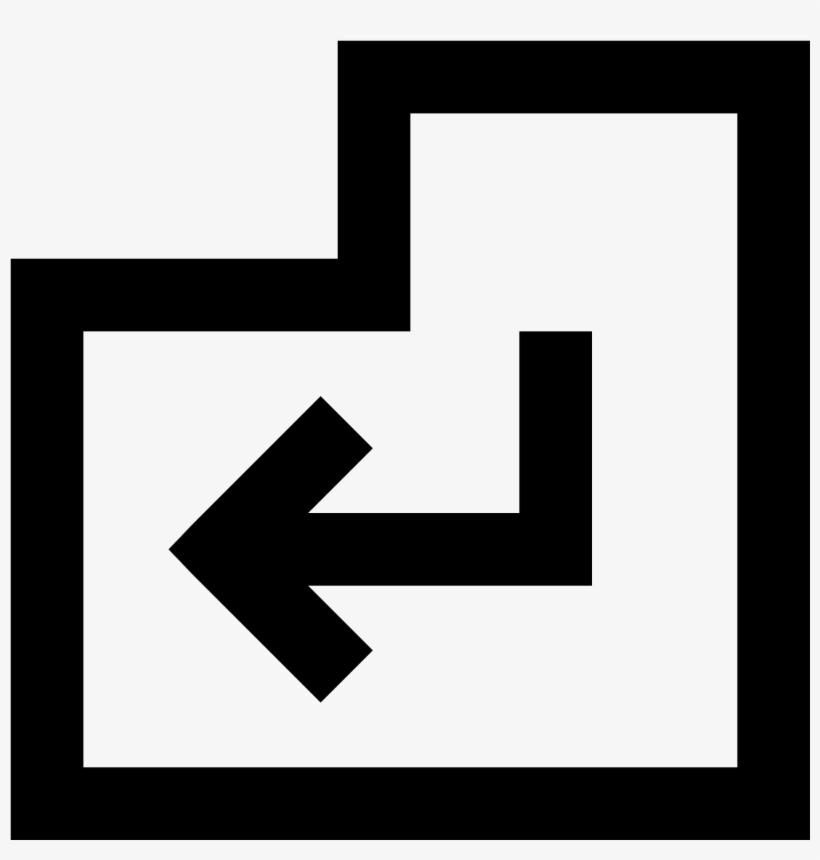 Enter Key Icon - Tecla Icon, transparent png #1287470