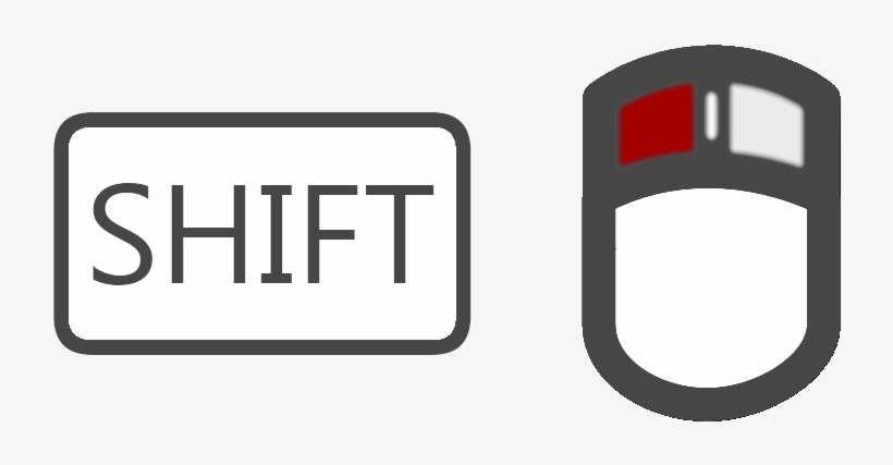 Key Shift Lmb Icon - Shift Key Icon Png, transparent png #1287504