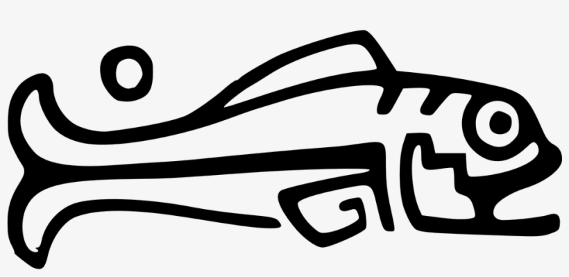 Aztec Clipart Incan - Aztec Fish Symbol, transparent png #1287903