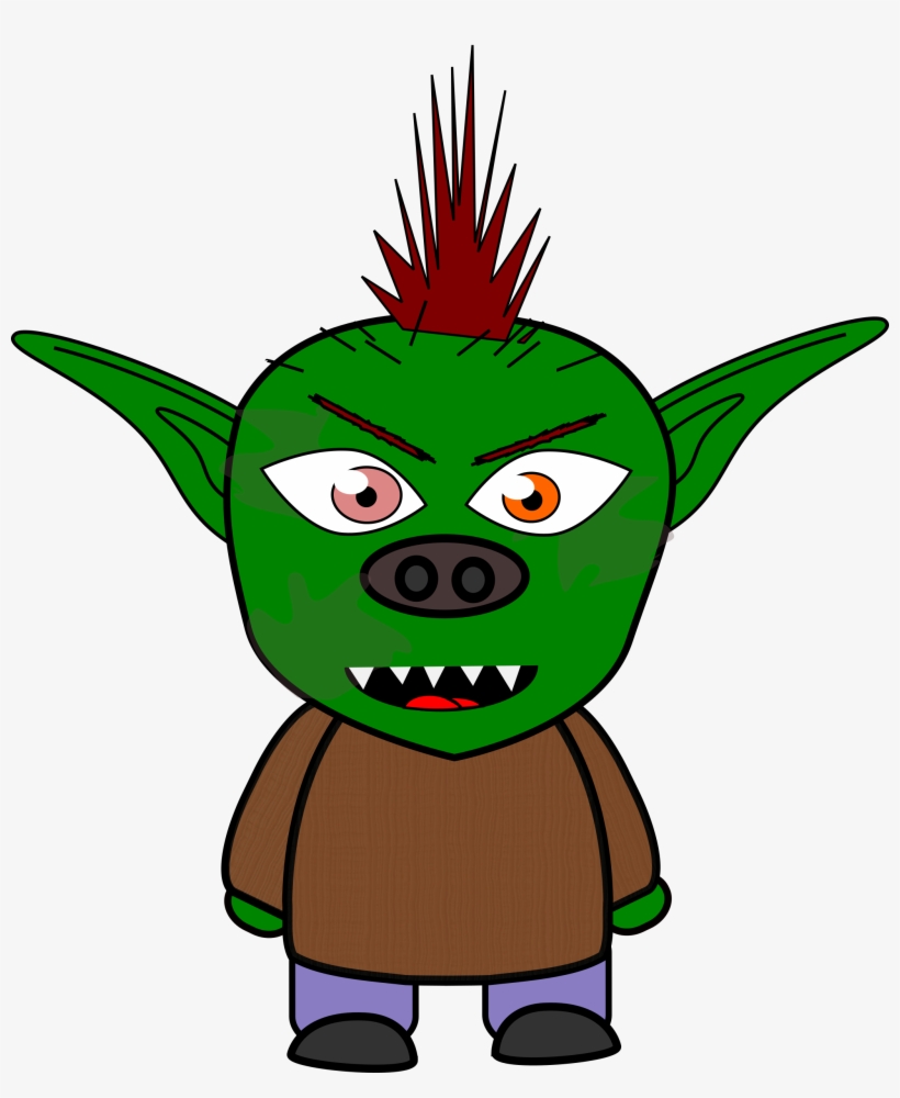 Chibi Goblin 1 Clip Art Freeuse Library - Goblin Clip Art, transparent png #1287905