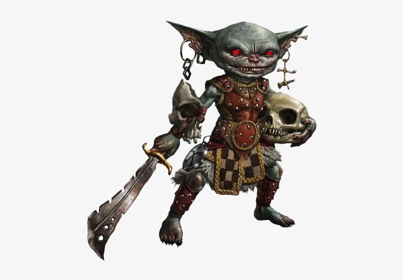 During This Additional Rage You Take Psychic Damage - Pathfinder Goblin, transparent png #1288054