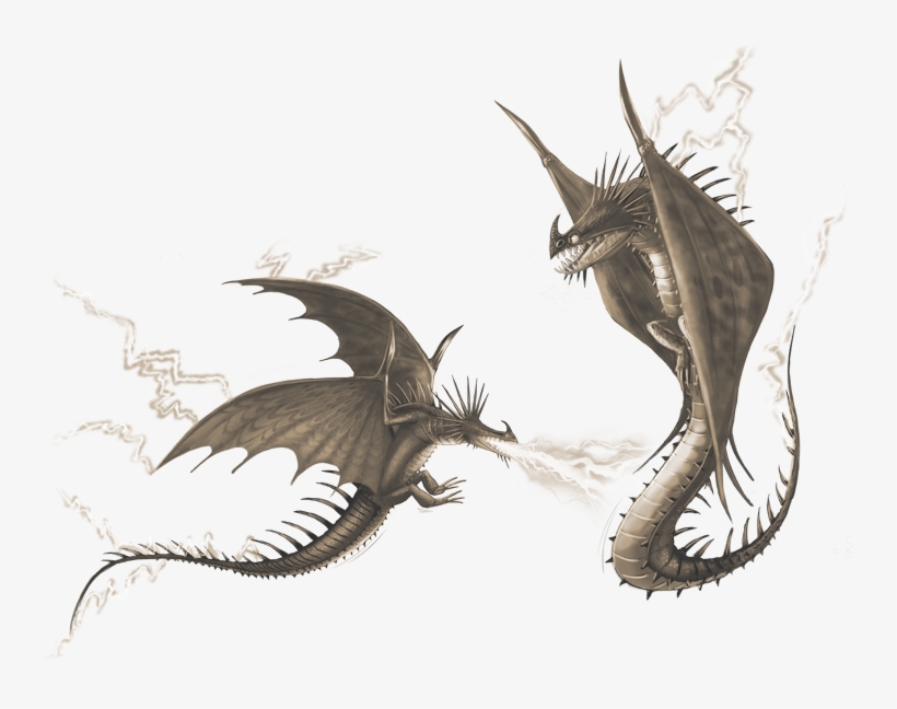 The Skrill By Flufferton - Train Your Dragon Skrill Drawings, transparent png #1288397