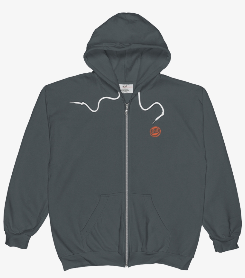Cap And Bottle Zip Hoodie, transparent png #1288504