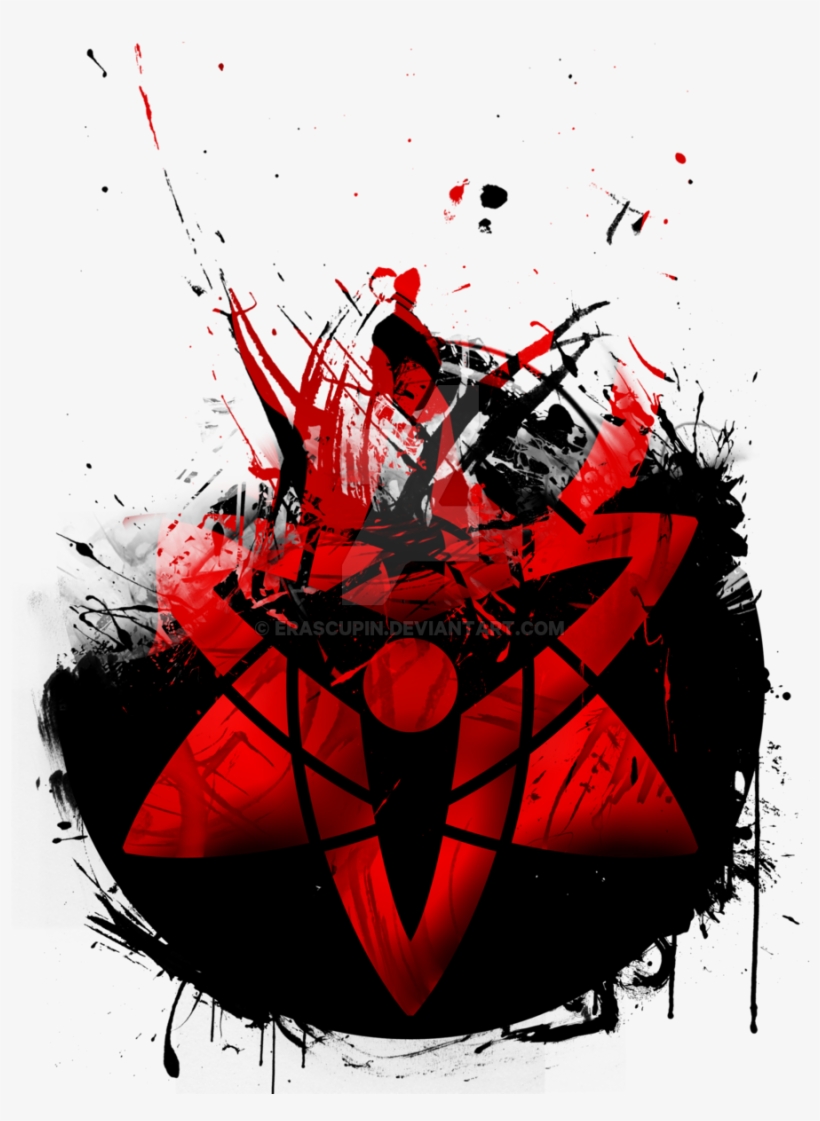 Eternal Mangekyou Sharingan By Erascupin On Deviantart - Mangekyou Sharingan Sasuke, transparent png #1288608