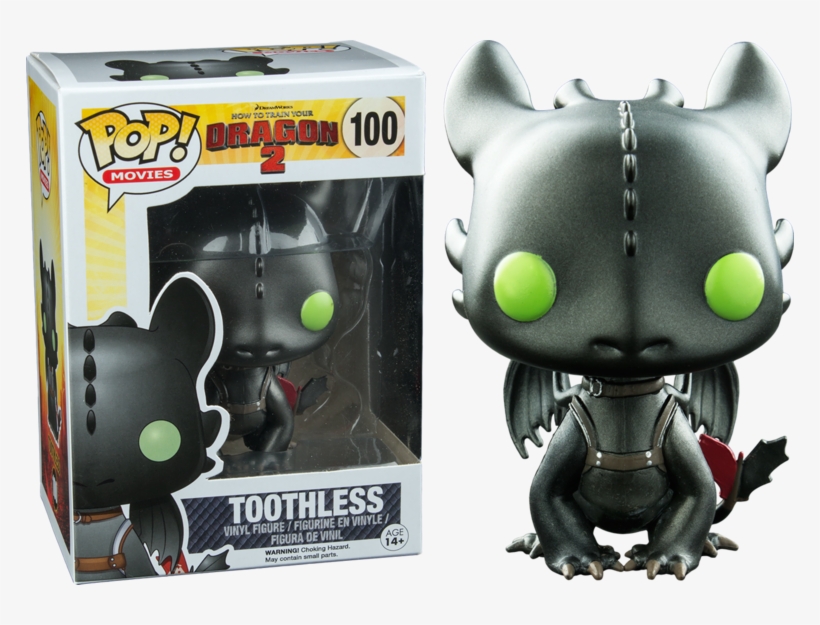 How To Train Your Dragon - Funko Dragons Pop Vinyl Toothless, transparent png #1288924