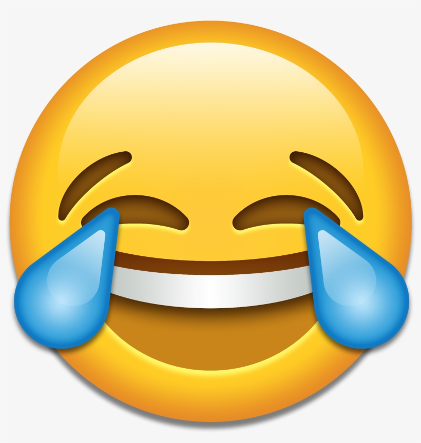 Face With Tears Of Joy1 - Happy Emoji, transparent png #1289024