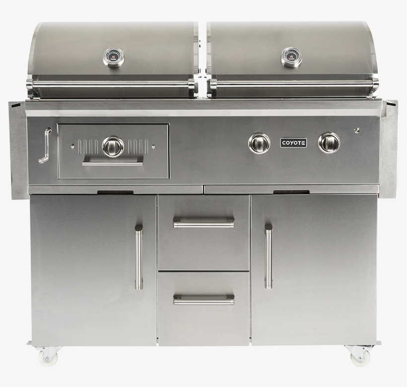 Dual Natural Gas And Charcoal Bbq, transparent png #1289100