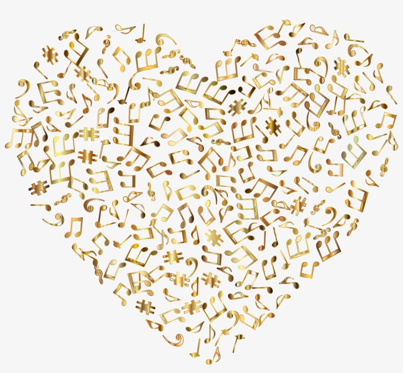 This Free Icons Png Design Of Prismatic Musical Heart, transparent png #1289135