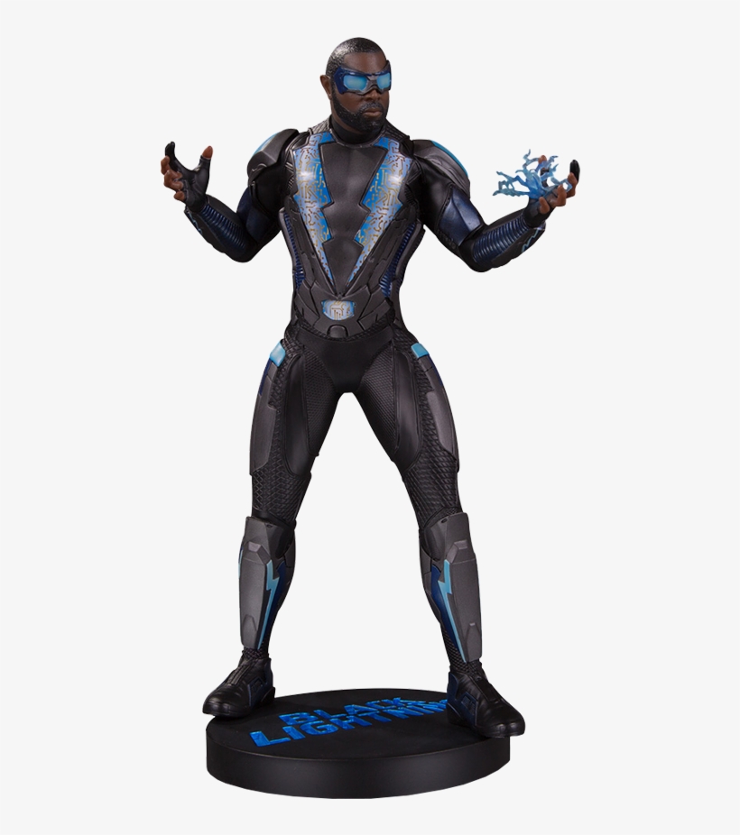 Black Lightning Statue Black Lightning Tv Show, Comic - Black Lightning Comics, transparent png #1289216