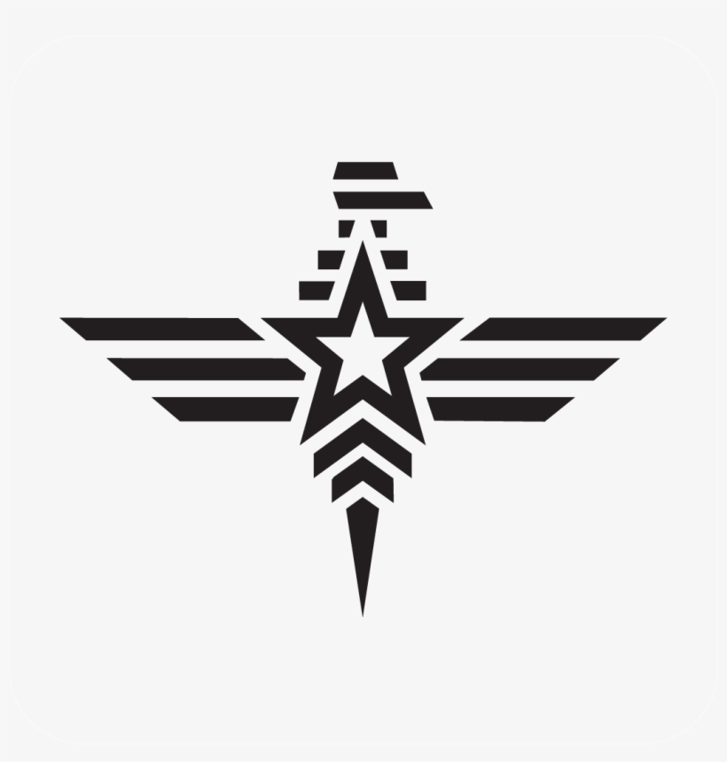 Us Army Star Eagle Decal - Military Star With Wings, transparent png #1289387