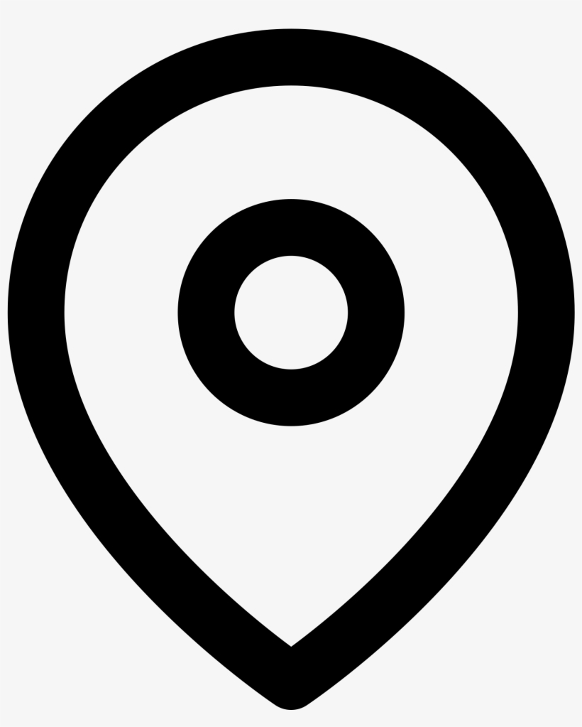 Open - Location Emoji Black And White, transparent png #1289923