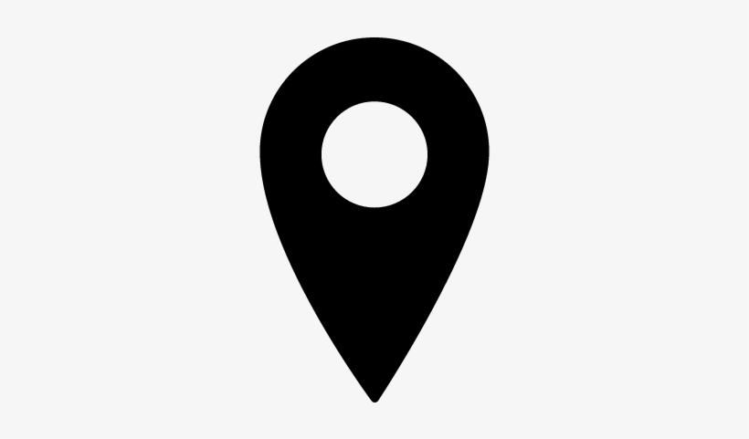 Location Pin Vector - Black Location Icon Png, transparent png #1290019