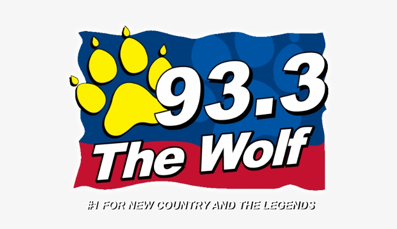 Hemaphaein Clipart Stereo - 93.3 The Wolf, transparent png #1290220