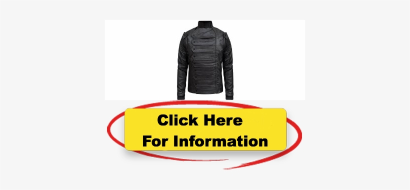 Speedy Bucky Barnes Winter Soldier Jacket With Detachable - Go Back Button, transparent png #1290222