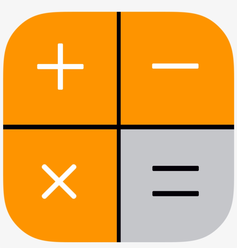 Calculator Icon Png Image - Ios 8 Calculator Icon, transparent png #1290404