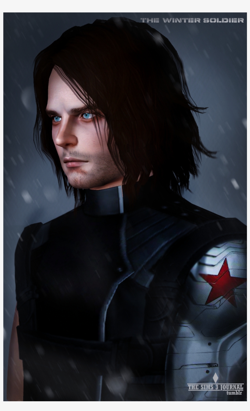 Sims 3 Fan Art - Bucky Barnes Sims 3, transparent png #1290429