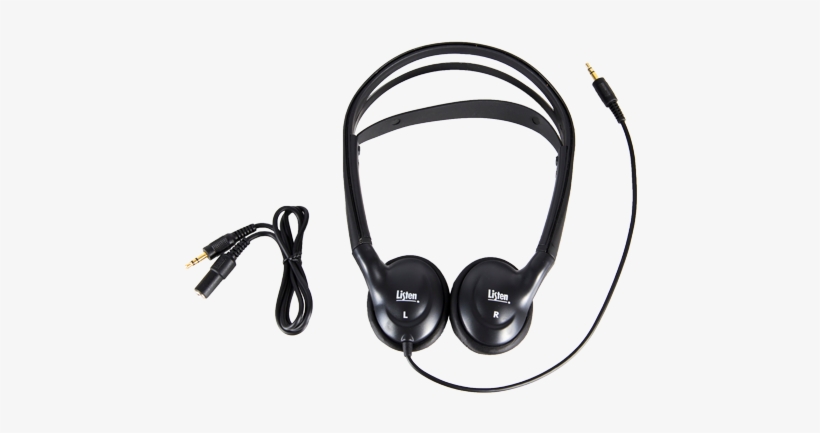 Universal Stereo Headphones - Listen La-402 Listen Technologies La-402 Universal, transparent png #1290525