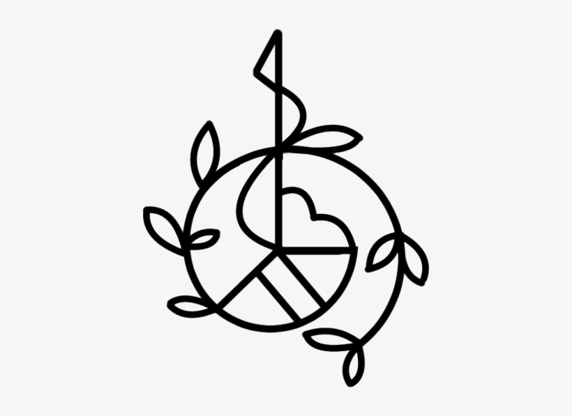 The G Became The Spiral, H And W Are Fused And So Stylized - Line Art, transparent png #1290674