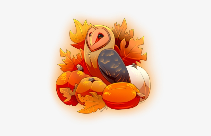 A Taste Of Autumn~ - Owl, transparent png #1290770
