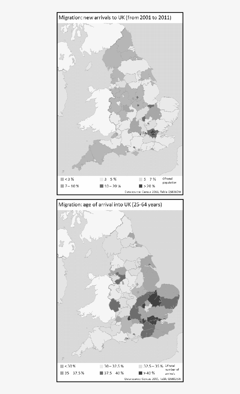 New Arrivals To Uk And Age Profile - Illustration, transparent png #1290966