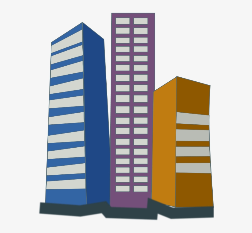 This Graphics Is Real Estate Icon About Building, City, - Real Estate Building Logo, transparent png #1291362