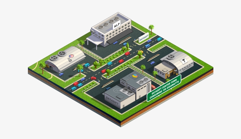 3d City Icons - 2.5d, transparent png #1291404