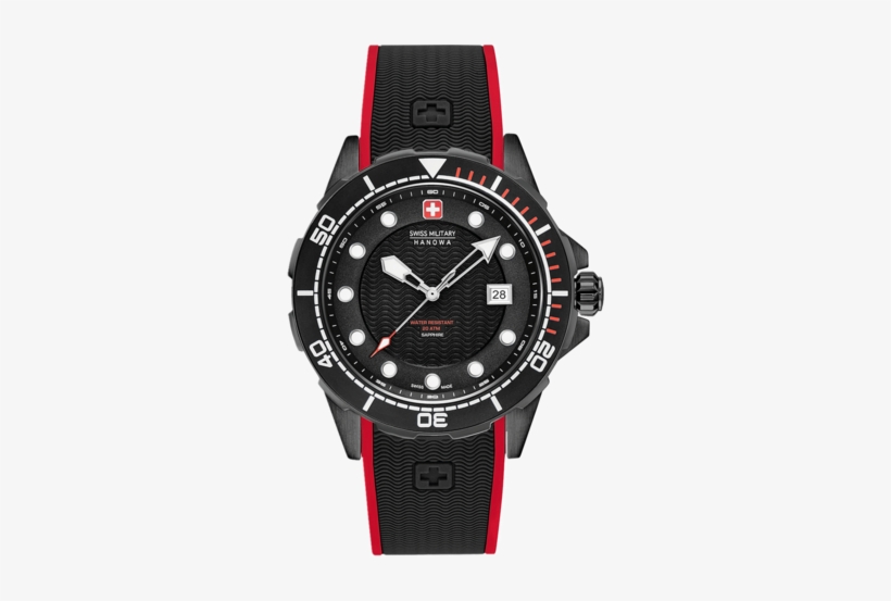 06 4315 13 007 - Swiss Military Hanowa Neptune Diver, transparent png #1291458
