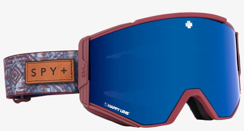 Ace Native Nature Red-happy Rose W/dark Blue Spectra - Goggles, transparent png #1291543