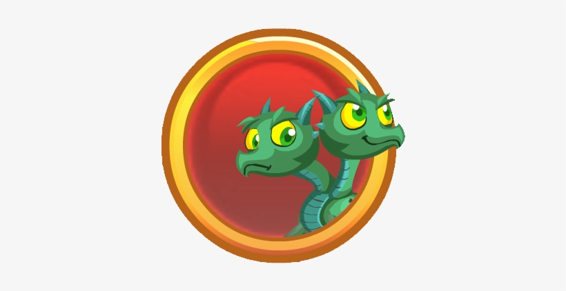 Hydra Dragon Recurtment Offer Icon - Dragon City Common Icon, transparent png #1291571
