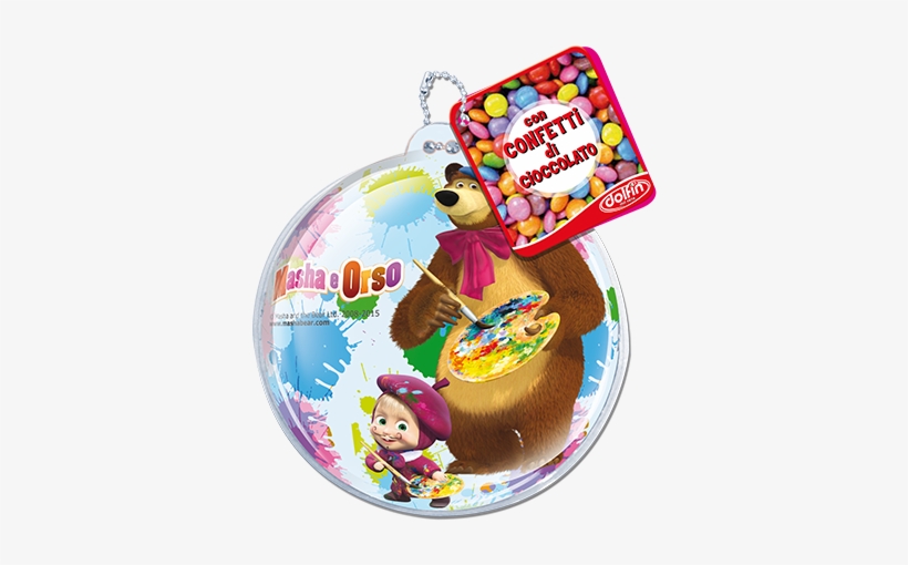 Zip Pouch Masha And The Bear - Bunte Süßigkeits-leckereien Papierserviette, transparent png #1292461
