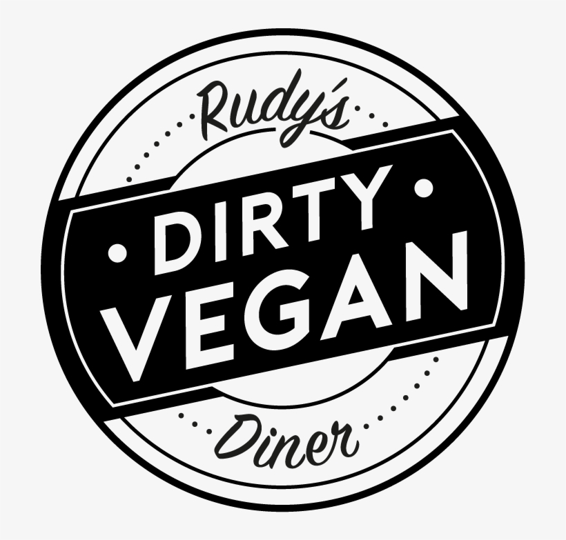 Vegan-logo - Rudy's Dirty Vegan Diner, transparent png #1292751