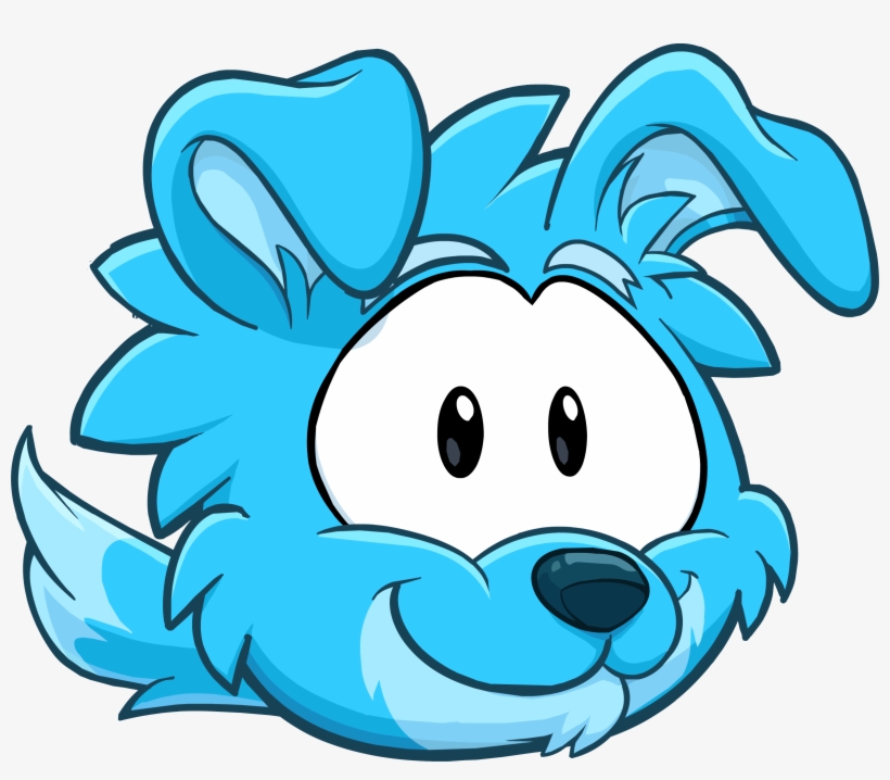Puffle 2014 Transformation Player Card Blue Border - Club Penguin Puffles, transparent png #1292919