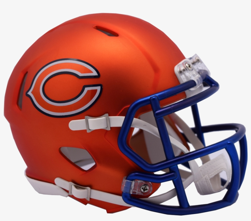 Bears - Chicago Bears Blaze Helmet, transparent png #1293066