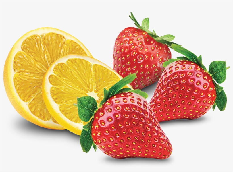 Lemons And Strawberries Transparent, transparent png #1293084