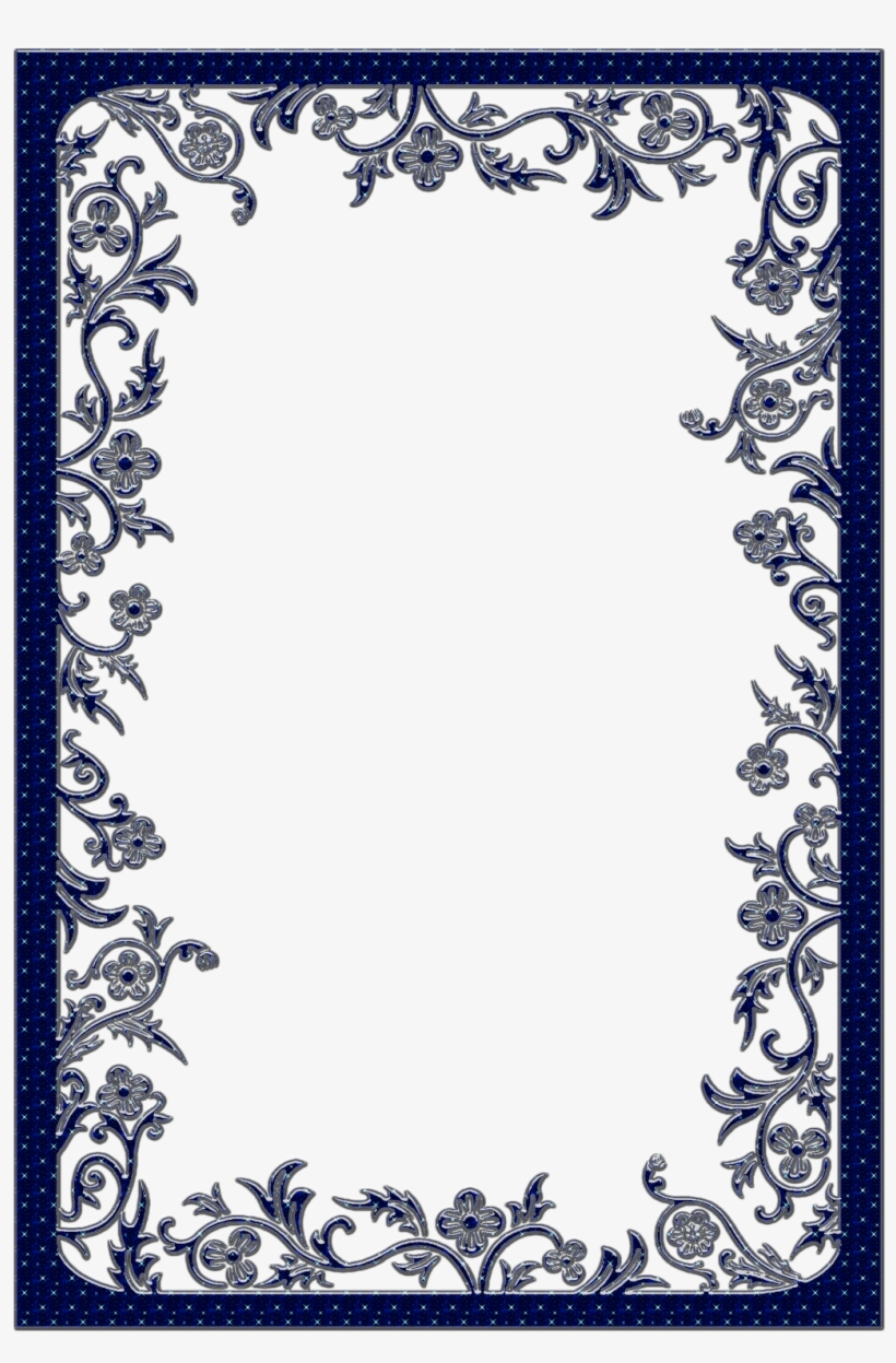 Dark Blue Border Png - Dark Blue Frame, transparent png #1293180