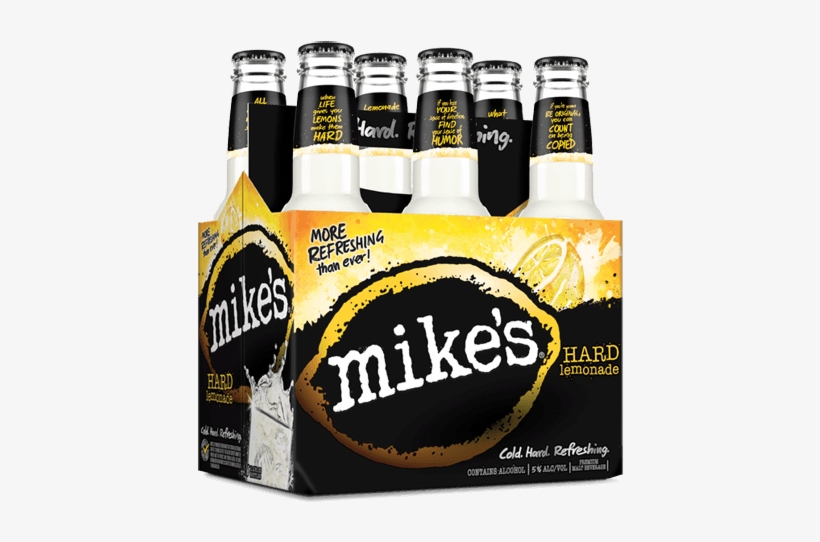 Mike's® Hard Lemonade, 6 Pack 12oz Bottle - Mike's Hard Black Cherry Lemonade - 6 Pack, 11.2 Fl, transparent png #1293201