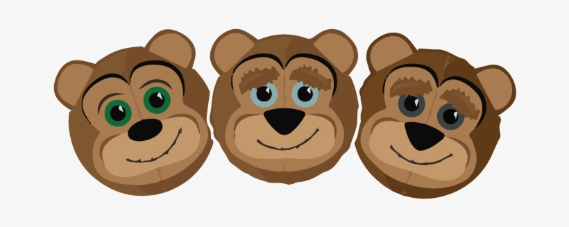 Sat, Breakfast 8 Am To - Three Bears Clip Art, transparent png #1293329