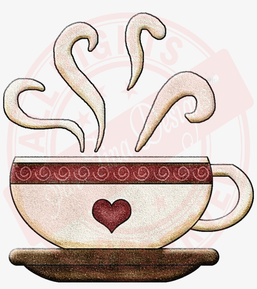 Image Freeuse Library Time Cup Sweetina Designs - Cartoon Coffee Steam, transparent png #1293357