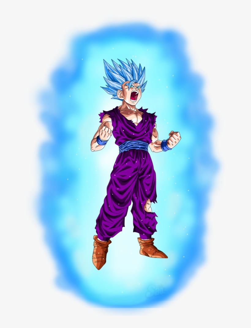 Teen Gohan Ssj Blue 2 By Alphagreywind - Teen Gohan Super Saiyan Blue, transparent png #1293491