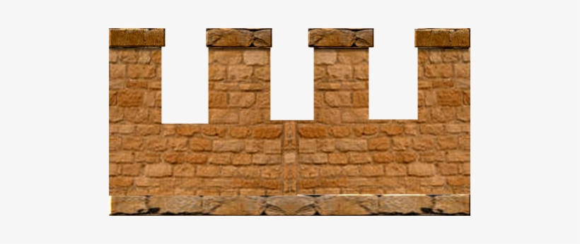 Photo Castlewallparapet2dark-1 - Brickwork, transparent png #1293701