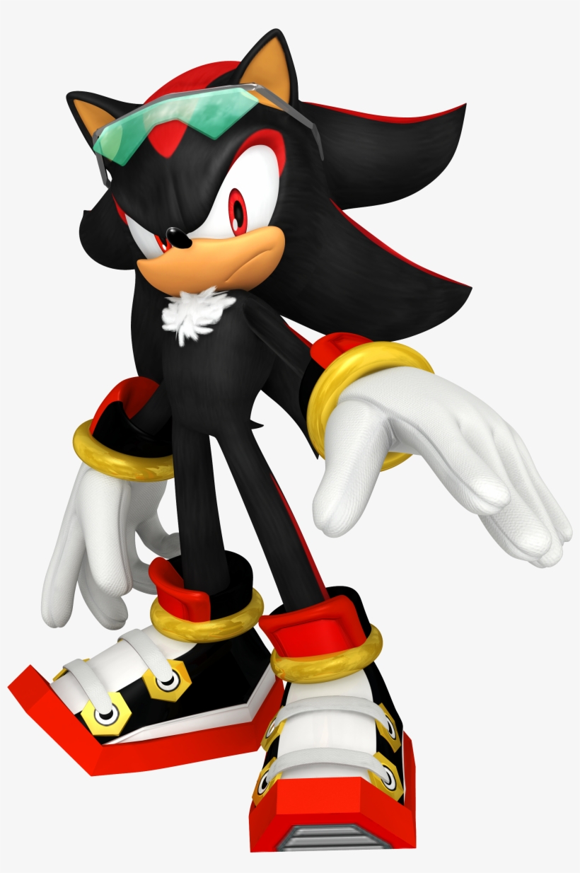 Sonic Free Riders Shadow Artwork - Shadow The Hedgehog Riders, transparent png #1293725
