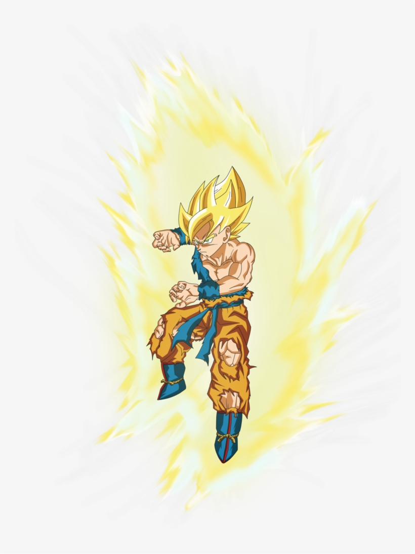 Aura Drawing Ssj Jpg Library Download - Illustration, transparent png #1293920
